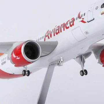 1/80 Airbus A320 Neo ''Avianca Airlines'' Hazır Model Uçak Maketi (47 cm)
