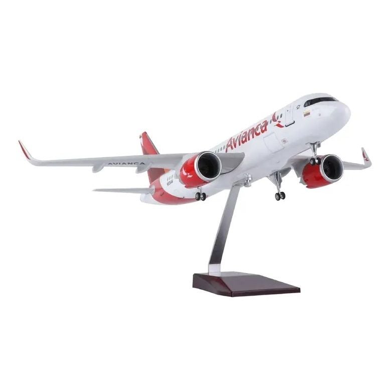 1/80 Airbus A320 Neo ''Avianca Airlines'' Hazır Model Uçak Maketi (47 cm)