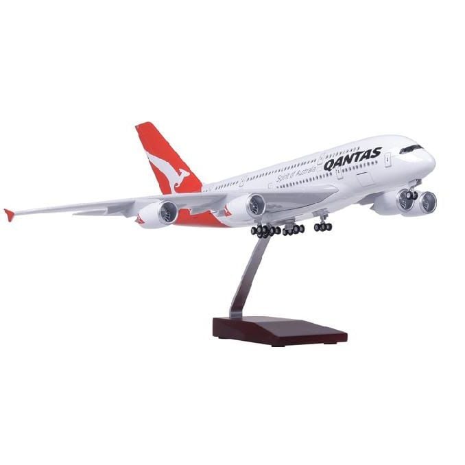 1/160 Airbus A380 ''Qantas Air'' Hazır Model Uçak Maketi (45 cm)
