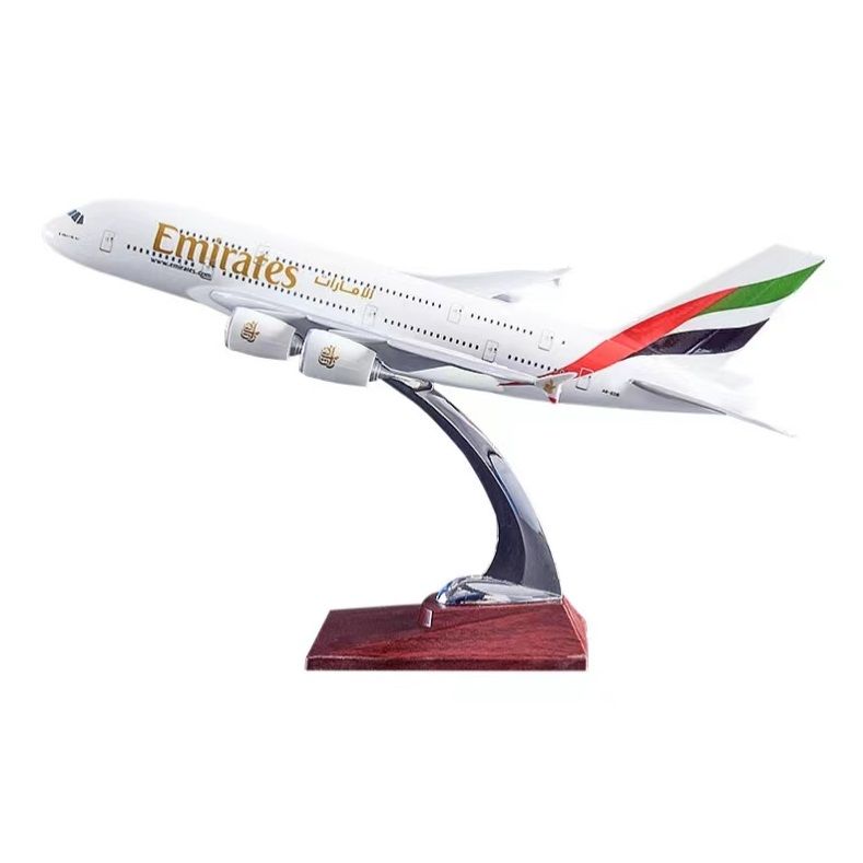 航空機・ヘリコプター Emirates Airbus A380 1/200 1/200 Airbus A380 ''Emirates'' Hazır Model Uçak Maketi (36 cm)