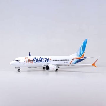 1/85 Boeing 737 Max ''Fly Dubai'' Hazır Model Uçak Maketi (47 cm)