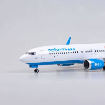 1/85 Boeing 737 ''Pobeda Airlines'' Hazır Model Uçak Maketi (47 cm)