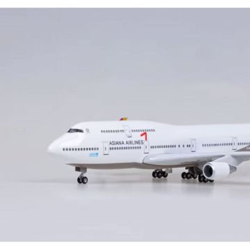 1/160 Boeing 747 ''Asiana Airlines'' Hazır Model Uçak Maketi (47 cm)