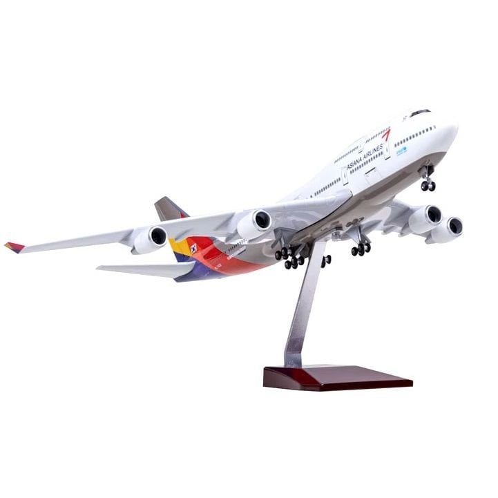 1/160 Boeing 747 ''Asiana Airlines'' Hazır Model Uçak Maketi (47 cm)