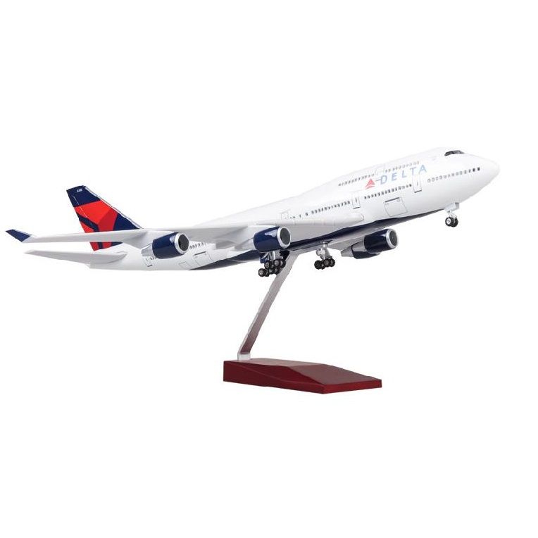 1/160 Boeing 747 ''Delta Airlines'' Hazır Model Uçak Maketi (47 cm)