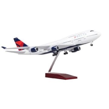 1/160 Boeing 747 ''Delta Airlines'' Hazır Model Uçak Maketi (47 cm)