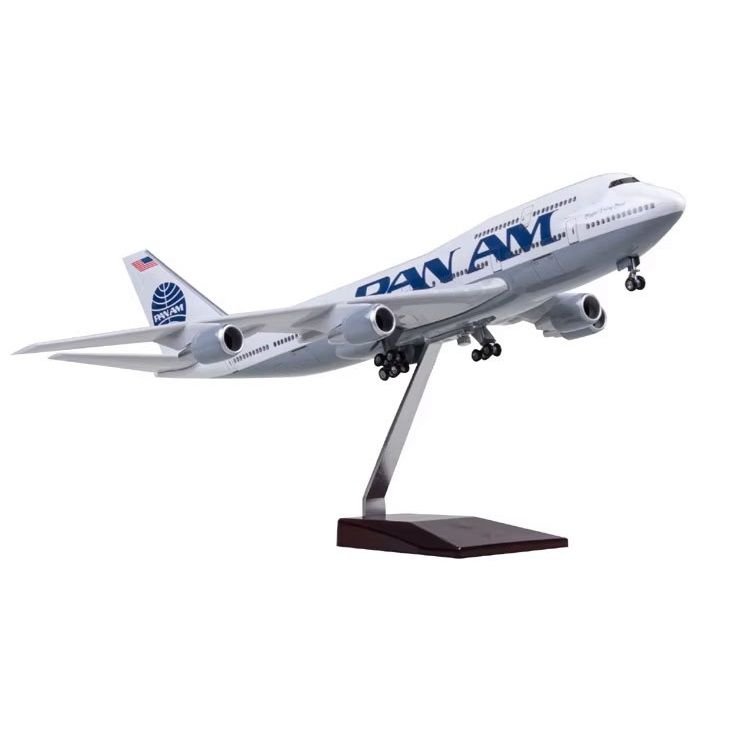 1/160 Boeing 747 ''Pan American'' Hazır Model Uçak Maketi (47 cm)