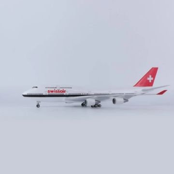 1/160 Boeing 747 ''Swissair'' Hazır Model Uçak Maketi (47 cm)