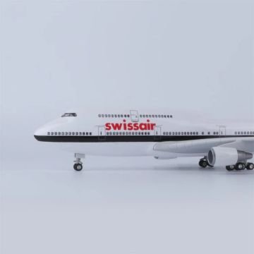 1/160 Boeing 747 ''Swissair'' Hazır Model Uçak Maketi (47 cm)