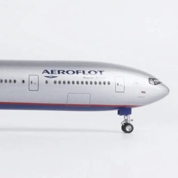 1/157 Boeing 777 ''Aeroflot'' Hazır Model Uçak Maketi (47 cm)