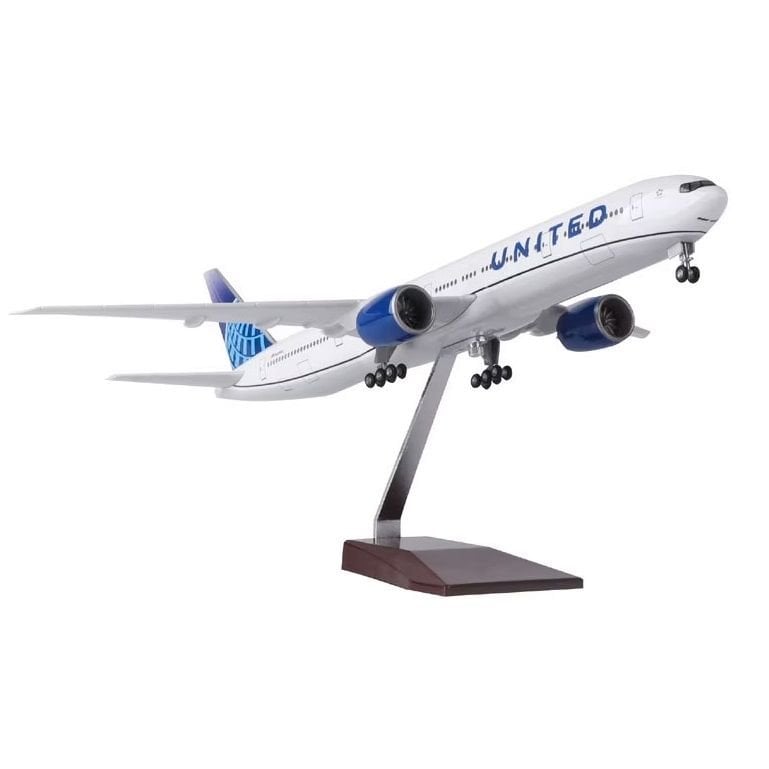 1/157 Boeing 777 ''United Airlines'' Hazır Model Uçak Maketi (47 cm)