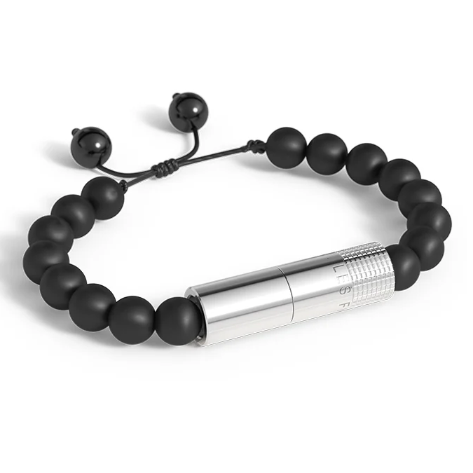 Les Fines Lames Punch Bileklik - Onyx Matte