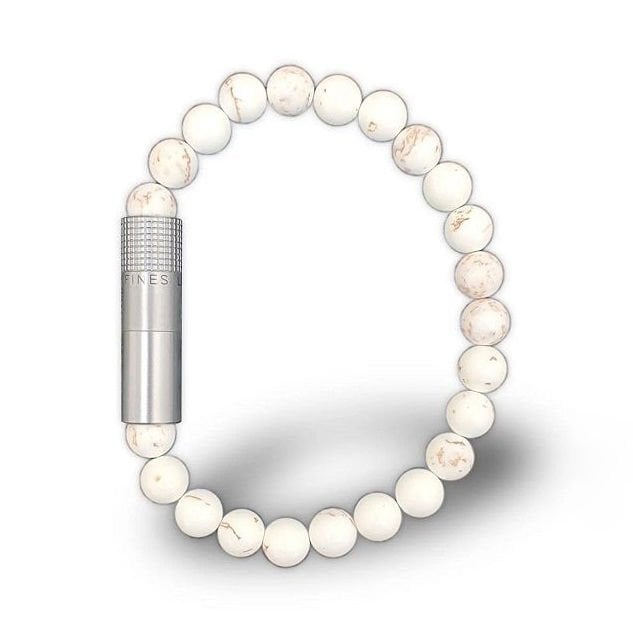 Les Fines Lames Punch Bileklik - Steel Magnezit (8 mm)