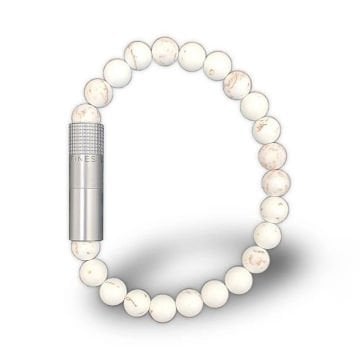 Les Fines Lames Punch Bileklik - Steel Magnezit (8 mm)