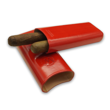 Montes Paris İkili Puro Kılıfı 65 Ring Kırmızı