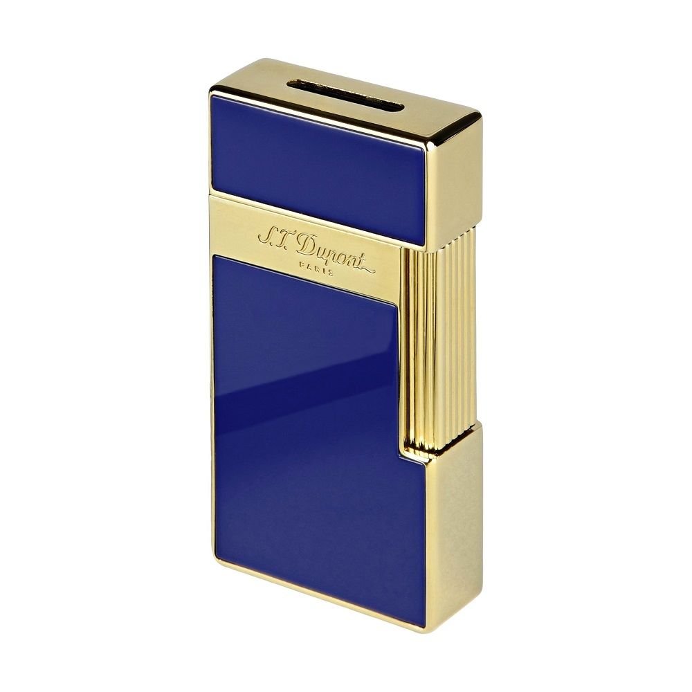 S.T. Dupont Biggy Gold & Mavi Lacquer Çakmak 25005 | Tobacco Mundo