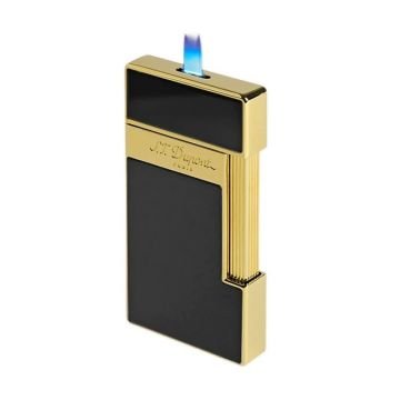 S.T. Dupont Slimmy Gold & Siyah Lacquer Çakmak 28002