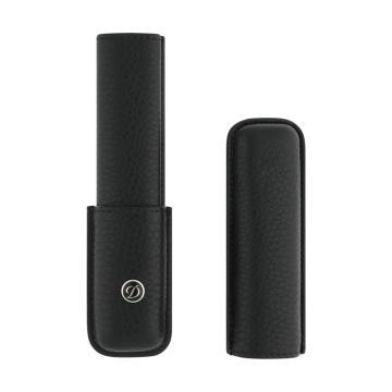 S.T. Dupont Grained Leather Tekli Kalem Kılıfı Siyah 7127