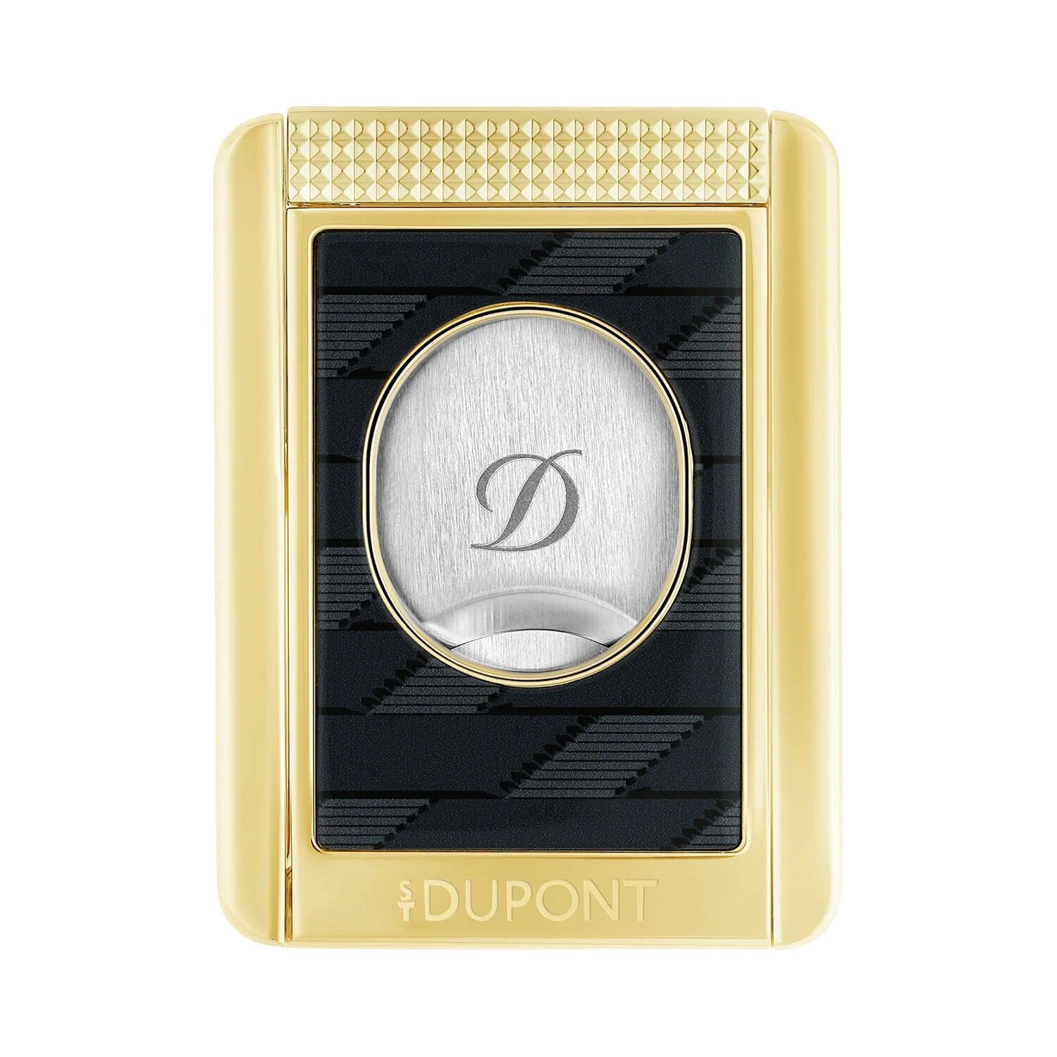 S.T. Dupont Monogram 1872 Puro Kesici & Stand Koyu Gri 3479