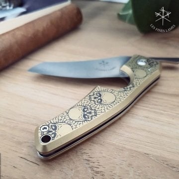 Les Fines Lames Le Petit Puro Kesici - Brass Skulls