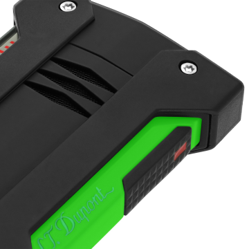 S.T. Dupont Defi Extreme Fluo Yeşil & Siyah Çakmak 21417