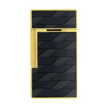 S.T. Dupont Biggy Monogram 1872 Çakmak Siyah 25079