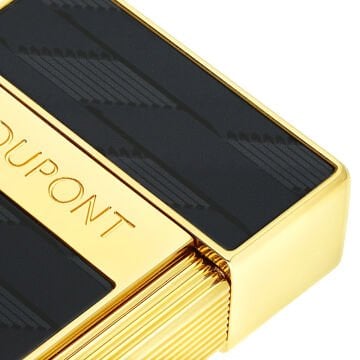 S.T. Dupont Biggy Monogram 1872 Çakmak Siyah 25079