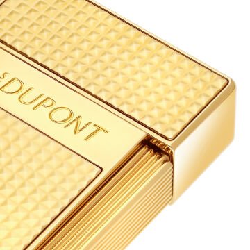 S.T. Dupont Biggy Diamond Head Gold Çakmak 25209