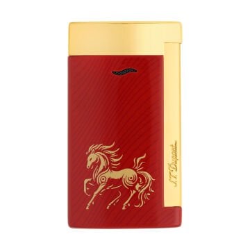 S.T. Dupont Slim 7 Fire Horse Çakmak Kırmızı 27080