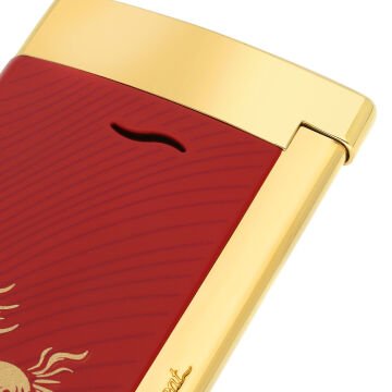 S.T. Dupont Slim 7 Fire Horse Çakmak Kırmızı 27080