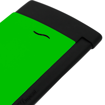 S.T. Dupont Slim 7 Fluo Yeşil & Siyah Çakmak 27772