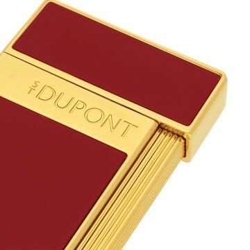 S.T. Dupont Slimmy Gold & Bordo Lacquer Çakmak 28030