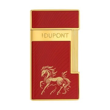 S.T. Dupont Slimmy Fire Horse Çakmak Kırmızı 28080