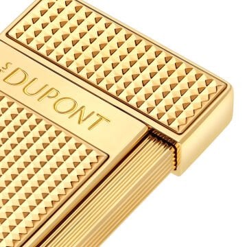 S.T. Dupont Slimmy Diamond Head Gold Çakmak 28119