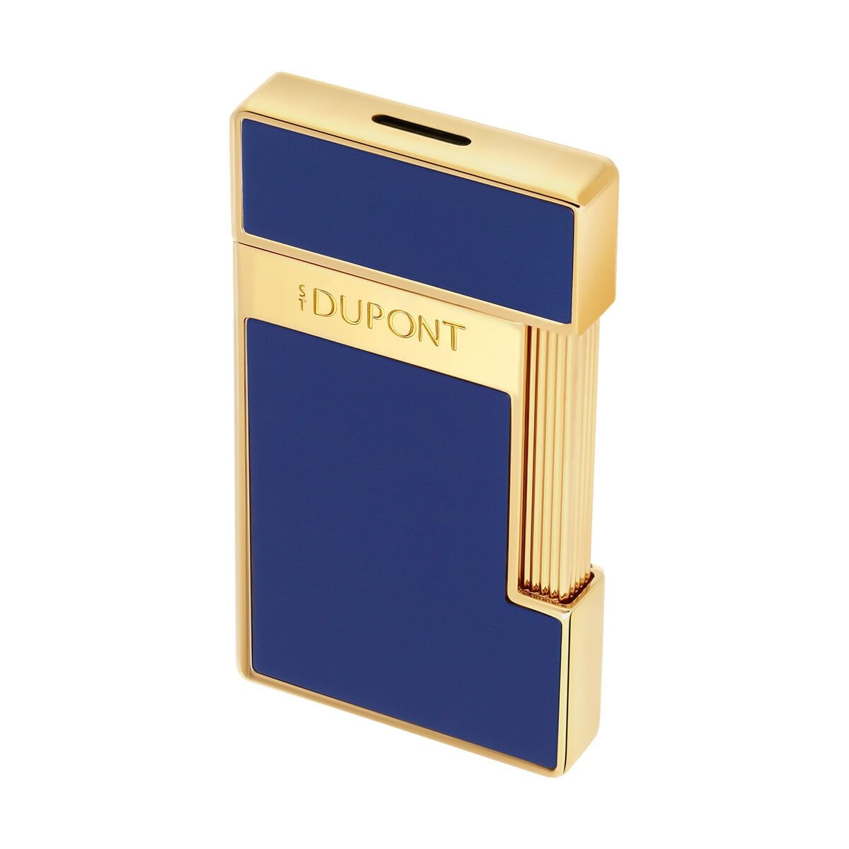 S.T. Dupont Slimmy Gold & Mavi Lacquer Çakmak 28225