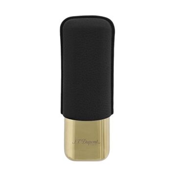 S.T. Dupont Grained Leather İkili Puro Kılıfı Siyah 183250