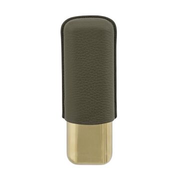 S.T. Dupont Grained Leather İkili Puro Kılıfı Khaki Yeşil 183269