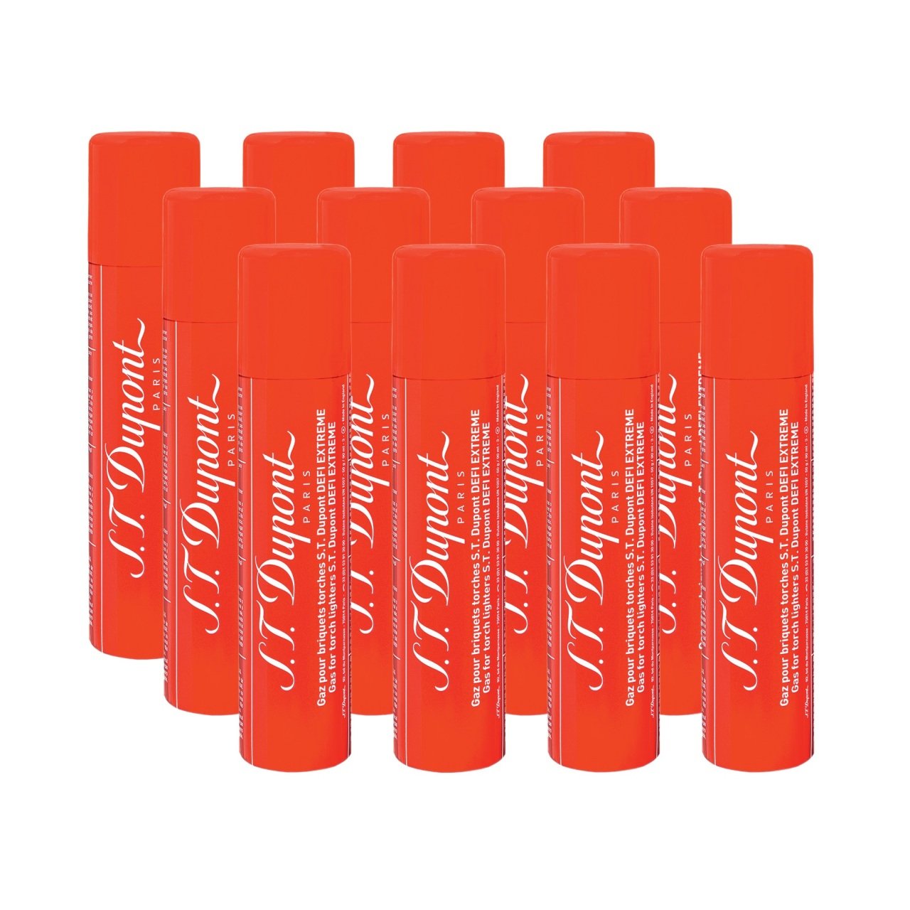 S.T. Dupont Kırmızı Defi Extreme Çakmak Gazı 000436 - 12'Lİ PAKET