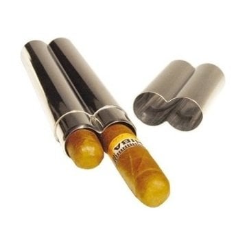 Adorini Çiftli Metal Puro Kılıfı