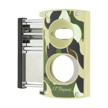 S.T. Dupont Maxijet Double Blade Kamuflaj Yeşil Puro Kesici 3450