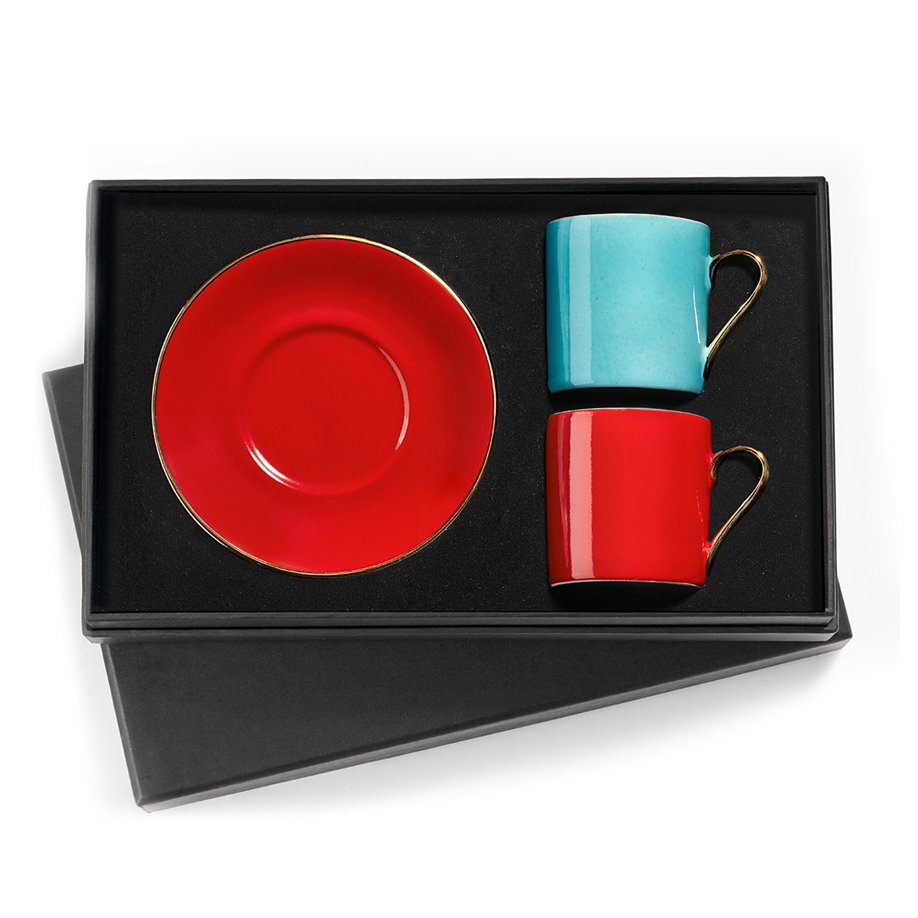 Selamlique 2'li Ege Türk Kahvesi Fincanları