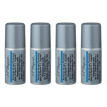 S.T. Dupont Mavi Çakmak Gazı 5 Dolum 000434 - 4'LÜ PAKET