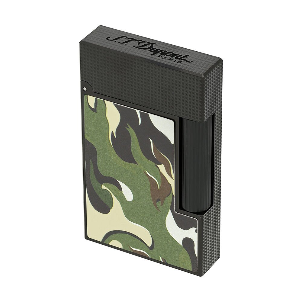 S.T. Dupont Ligne 2 Kamuflaj Yeşil Çakmak C16050