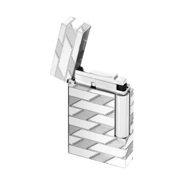 S.T. Dupont Ligne 2 Monogram 1872 Silver Çakmak C16180