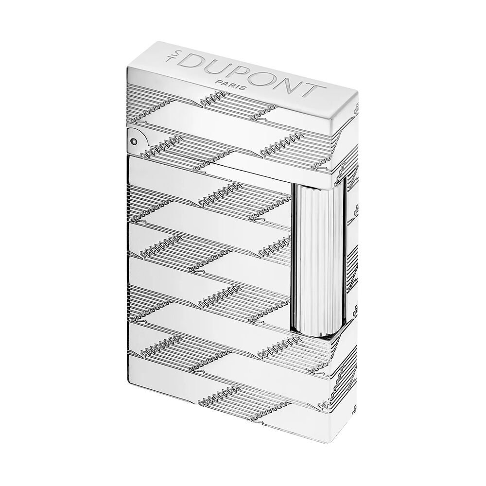 S.T. Dupont Ligne 2 Monogram 1872 Silver Çakmak C16180