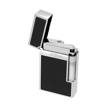 S.T. Dupont Le Grand Siyah Lacquer & Silver Çakmak C23010