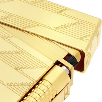 S.T. Dupont Le Grand Monogram 1872 Gold Çakmak C23178