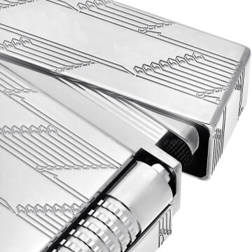 S.T. Dupont Le Grand Monogram 1872 Silver Çakmak C23180